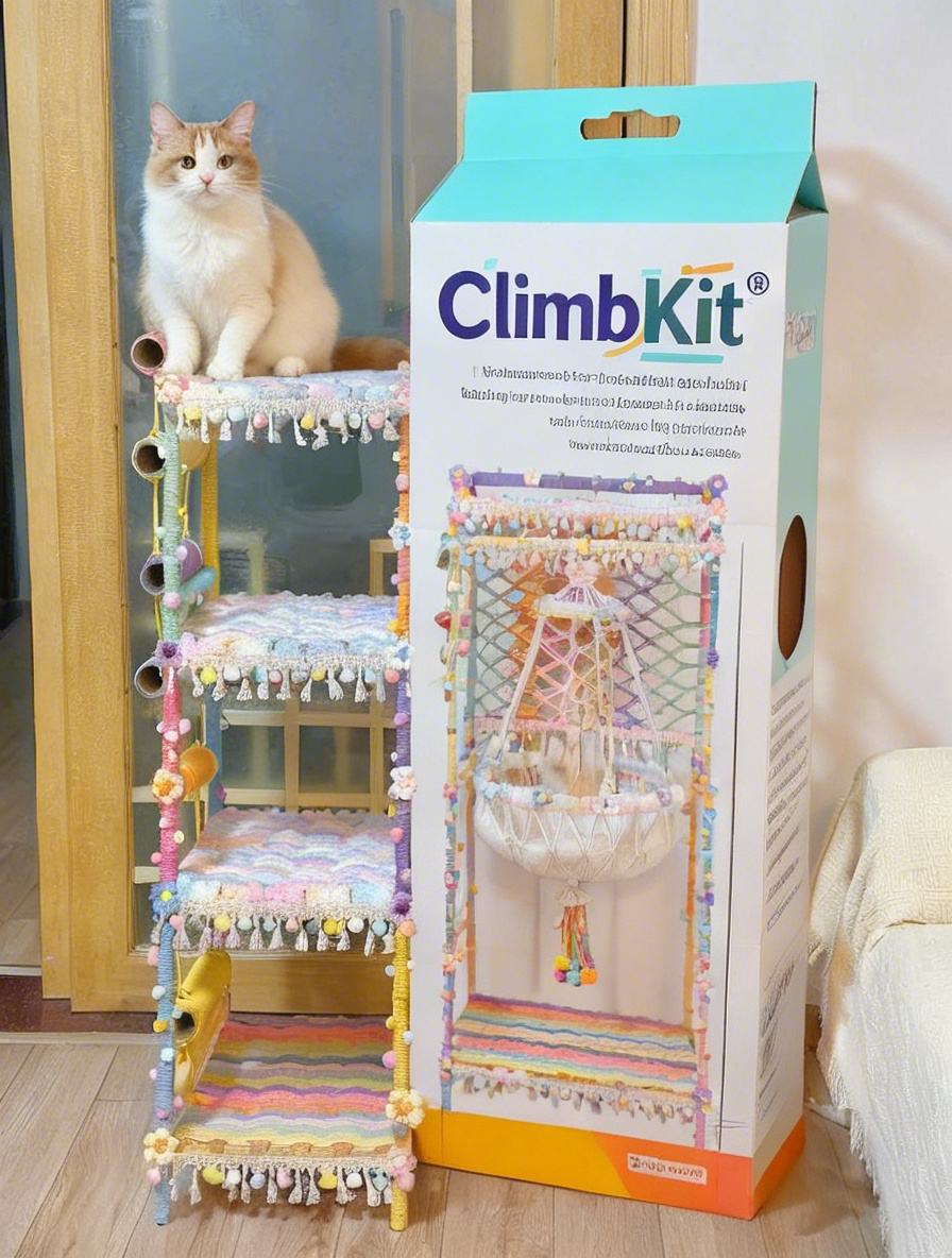 ClimbKit® Feline Sky Castle Cat Tree – Multi-Level Sisal Scratching Post Tower with Plush Napping Beds for Kittens to Large Cats 🐱