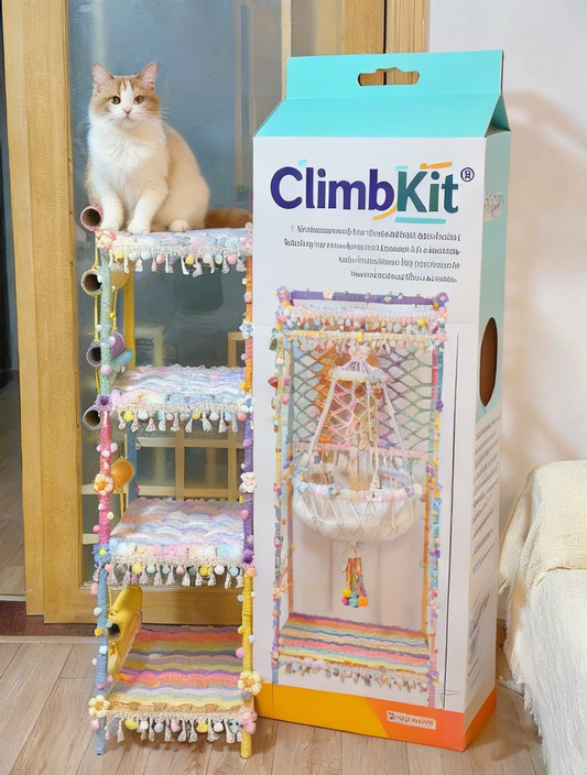 ClimbKit® Feline Sky Castle Cat Tree – Multi-Level Sisal Scratching Post Tower with Plush Napping Beds for Kittens to Large Cats 🐱